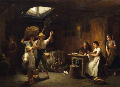 Departure for Fishing by Reinhard Sebastian Zimmermann